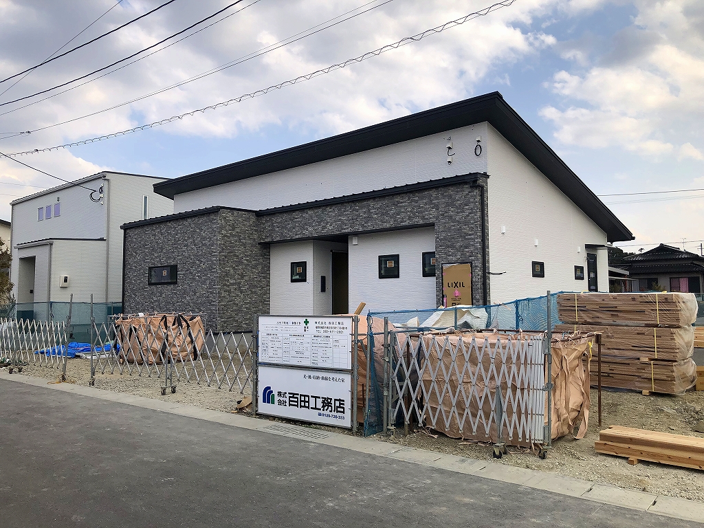 レ・リアン小竹　3期モデルハウス建築中！